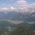 blick von der wettersteinspitze